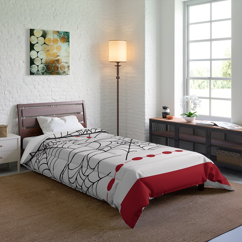 Rui Demon Slayer Pattern Comforter Set Bedding