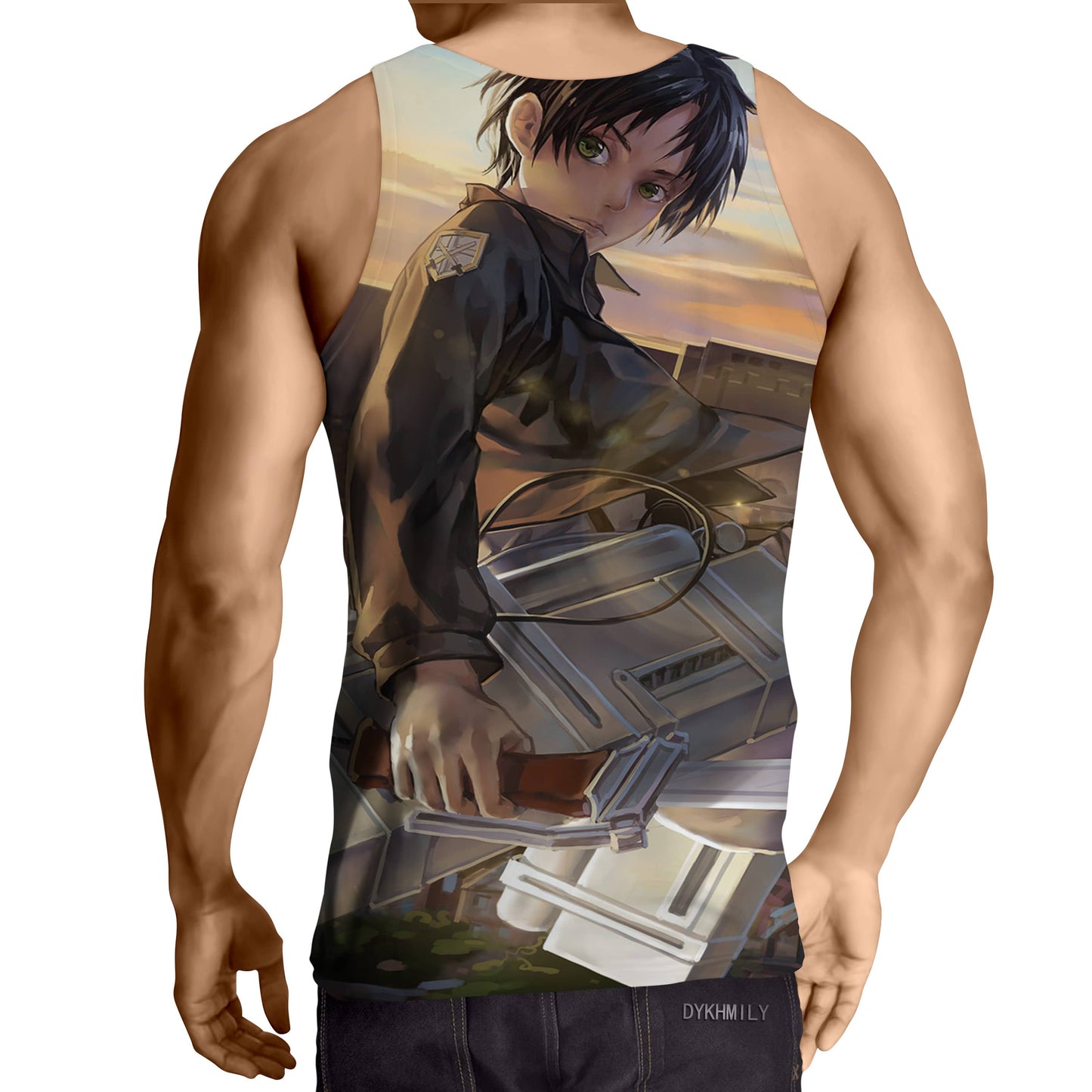 Attack on Titan ODM Gear Legion Eren Yeager Tank Top - Anime Wise