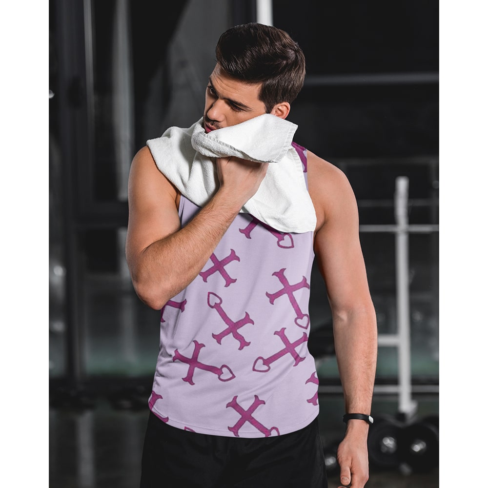 Erza Scarlet Pattern Fairy Tail Tank Top