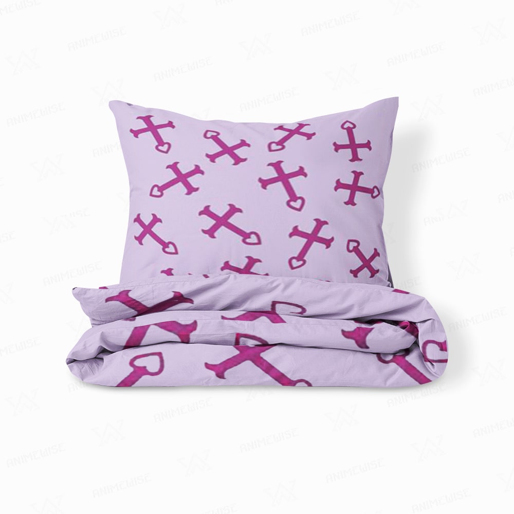 Erza Scarlet Pattern Fairy Tail Comforter Set Bedding