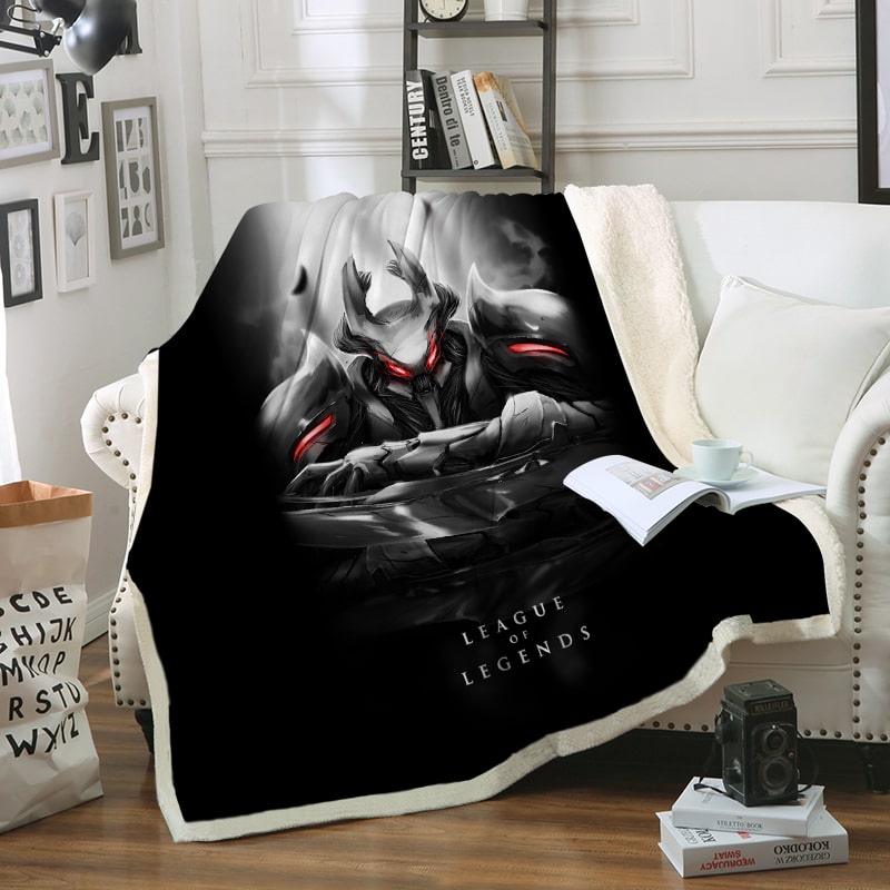 League of Legends Eternum Nocturne Skin Art Gaming Blanket