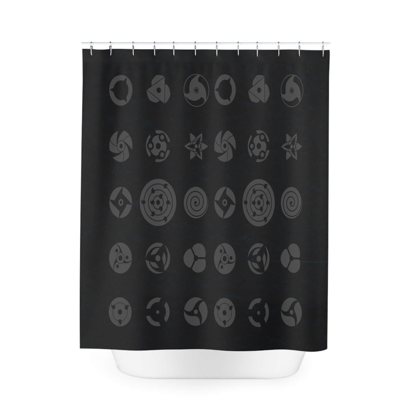 All Uchiha Eyes Naruto Shower Curtains
