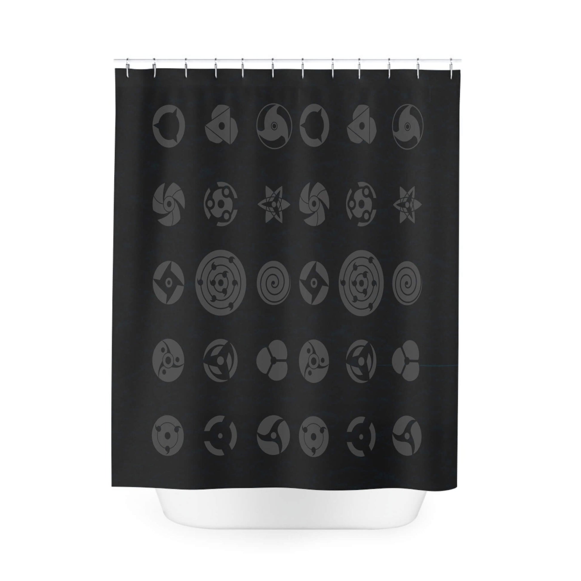 All Uchiha Eyes Naruto Shower Curtains