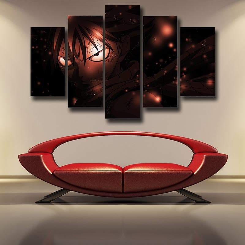 Fairy Tail Canvas 3D Printed Black Face Natsu