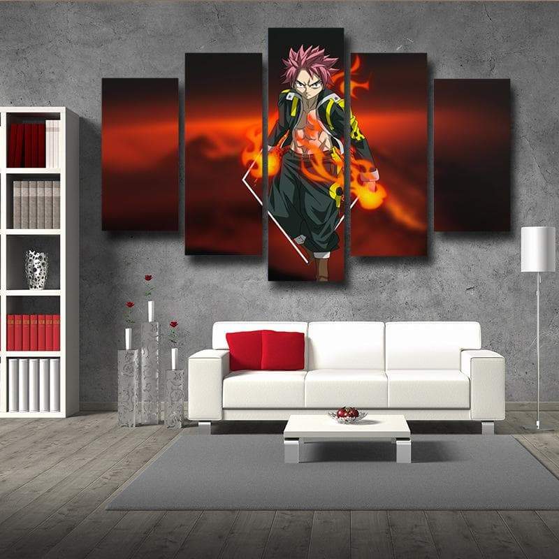 Fairy Tail Canvas 3D Printed Devian-Art Natsu