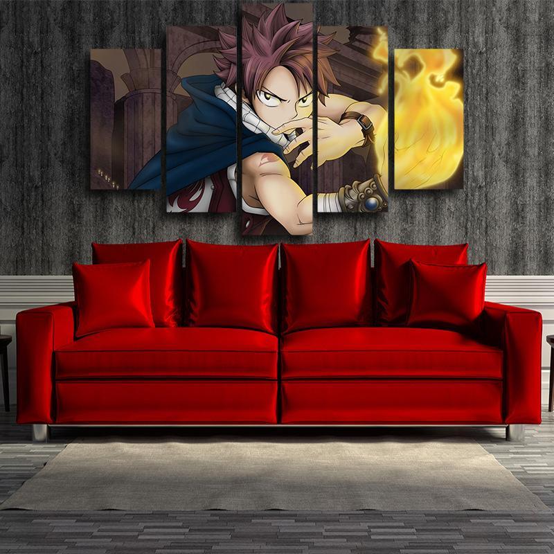Fairy Tail Canvas 3D Printed Dragneel Natsu