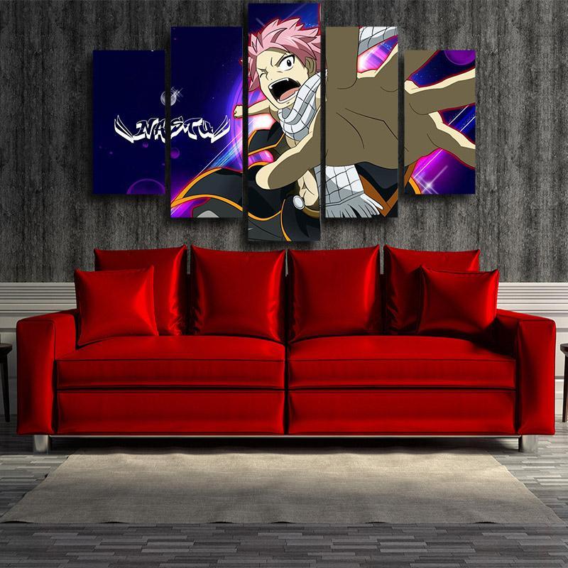 Fairy Tail Canvas 3D Printed Dragneel Natsu