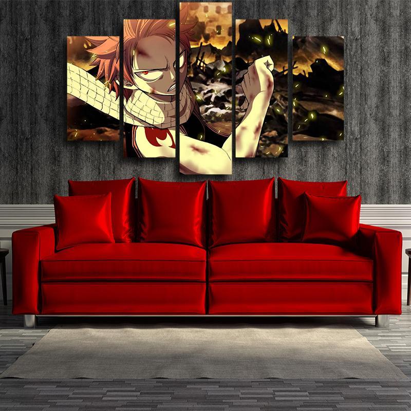 Fairy Tail 3D Printed Canvas Natsu Son Of Dragon