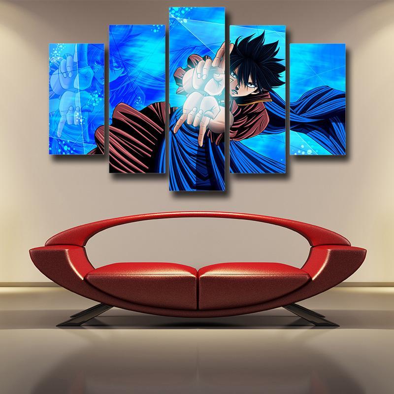Fairy Tail 3D Printed Zeref Blue Fairy Tail Canvas