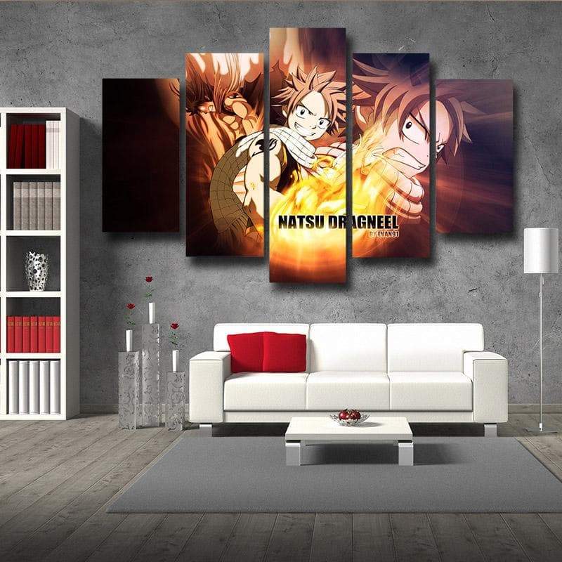 Fairy Tail Dragneel Natsu Canvas