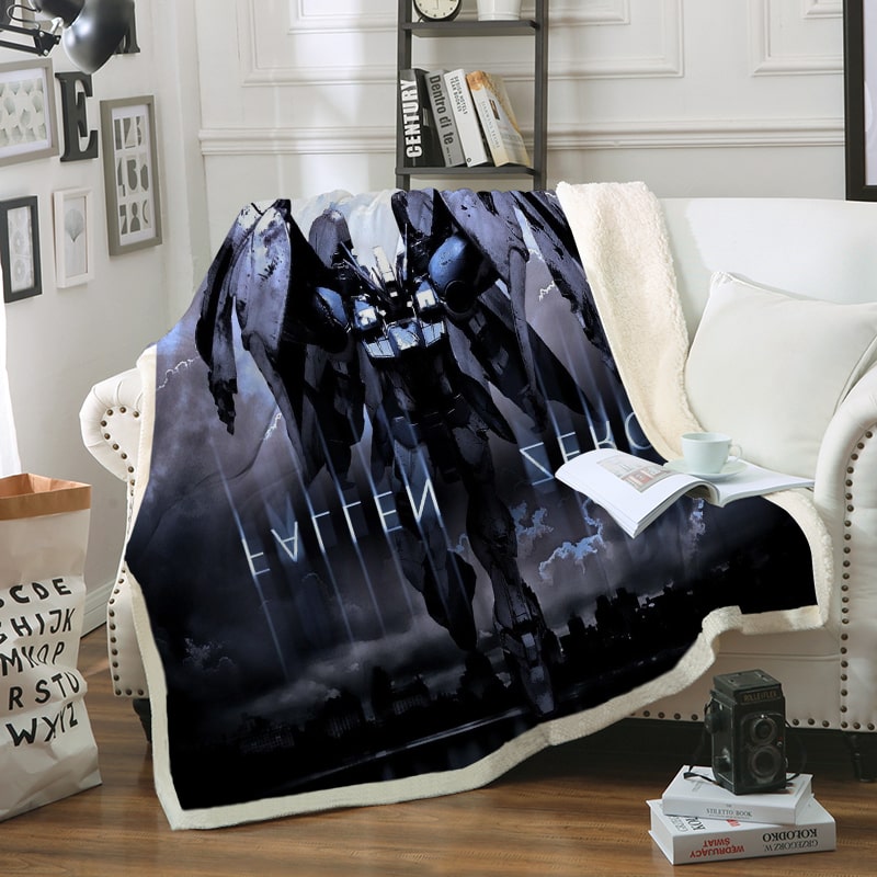 Fallen Zero Alternative Blend Gundam Wing Blanket