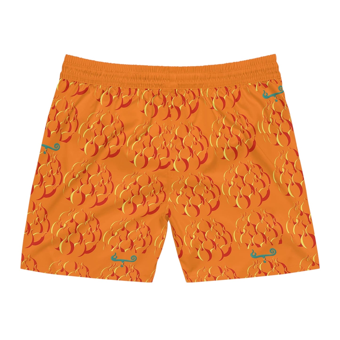 Fire Fist Ace Mera Mera Devil Fruit Pattern One piece Swim Shorts