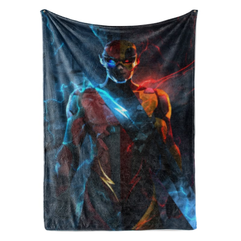 Flash Cross Brushed Comic Blend Comic Hero Blanket