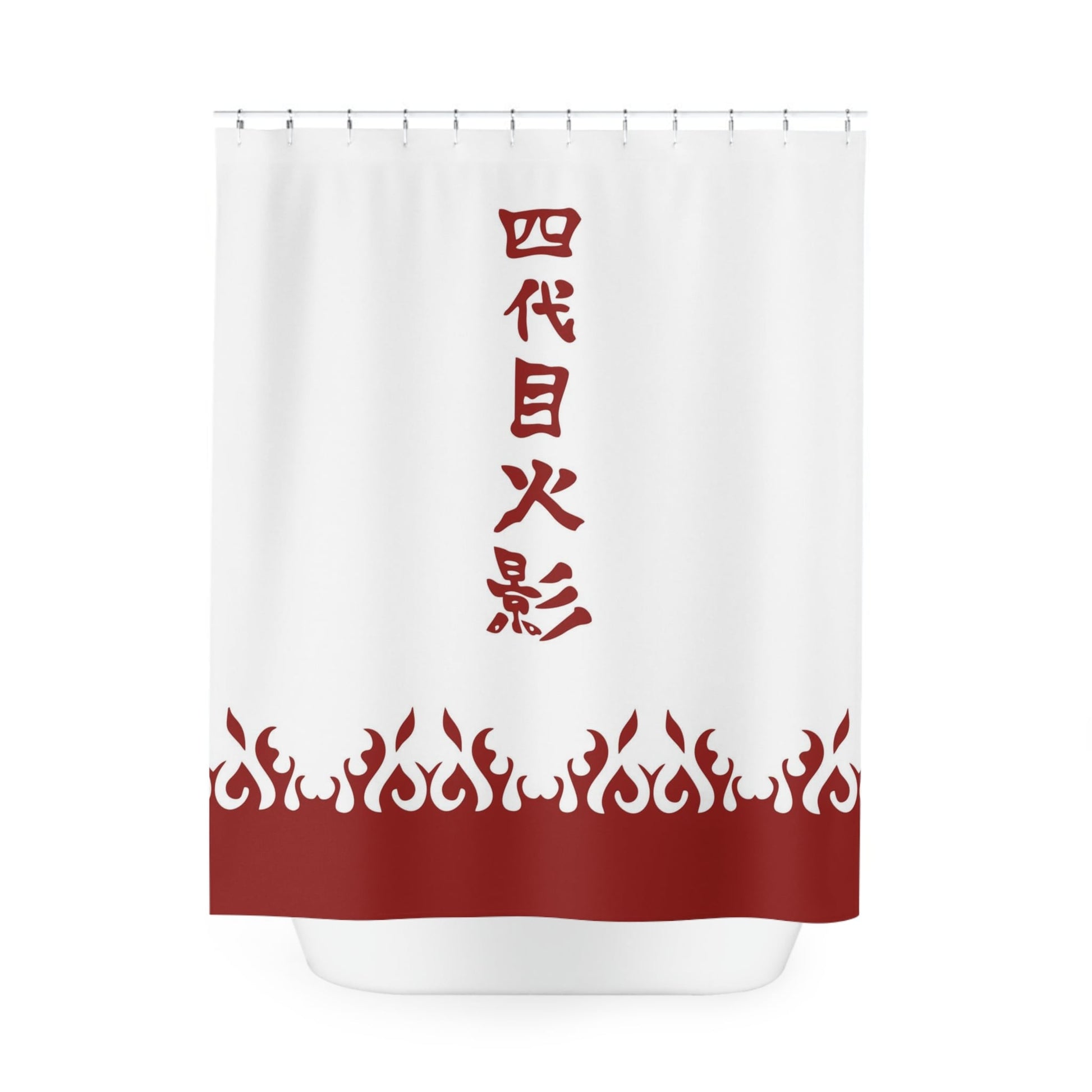 Minato Namikaze Rob Pattern Inspired Naruto Shower Curtains
