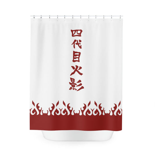 Minato Namikaze Rob Pattern Inspired Naruto Shower Curtains