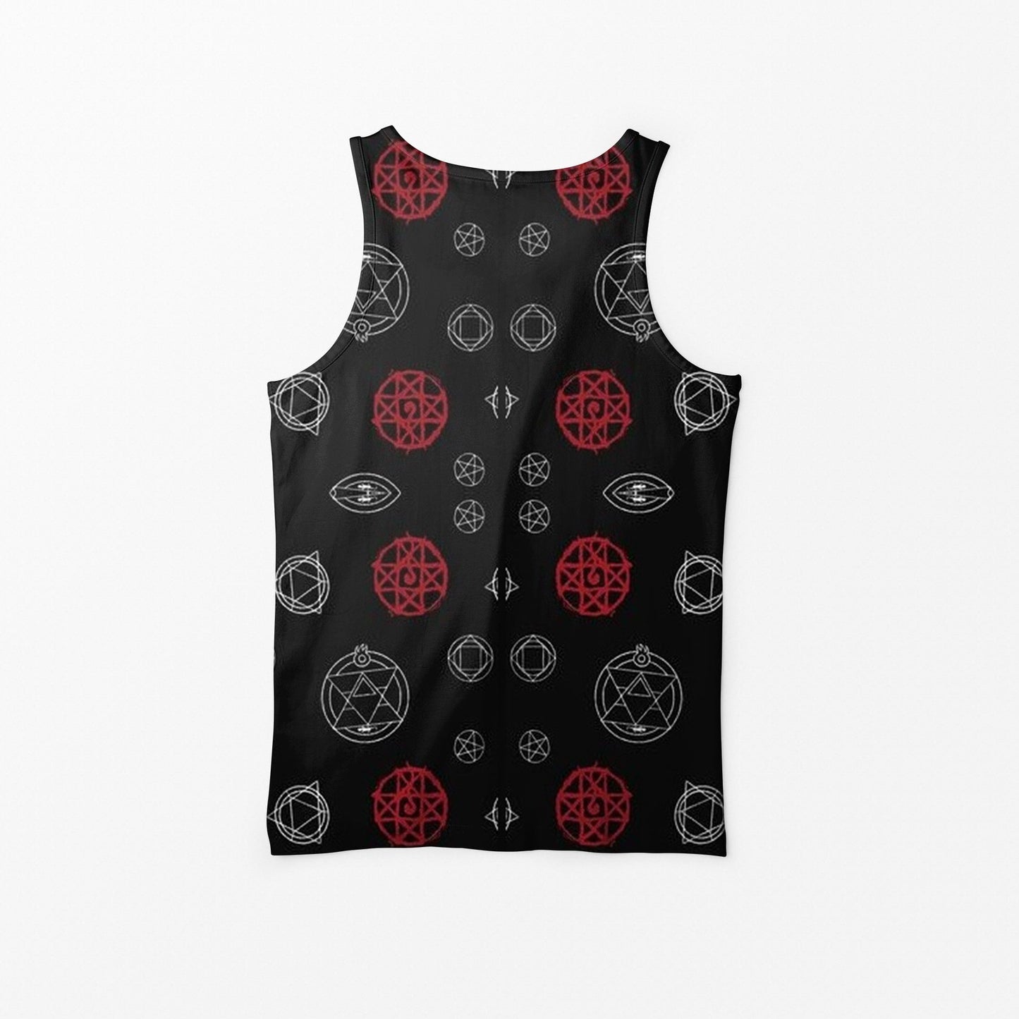 Fullmetal Alchemist Transmutation Pattern Dark Print Tank Top