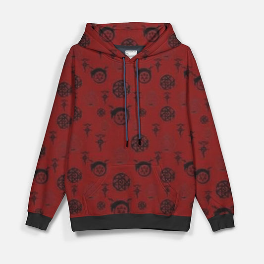 Fullmetal Alchemist Transmutation Circle Pattern Pullover Hoodie