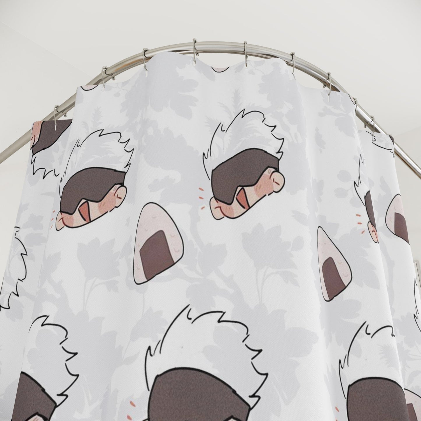 Satoru All Over Print Cute Jujutsu Kaisen Shower Curtains