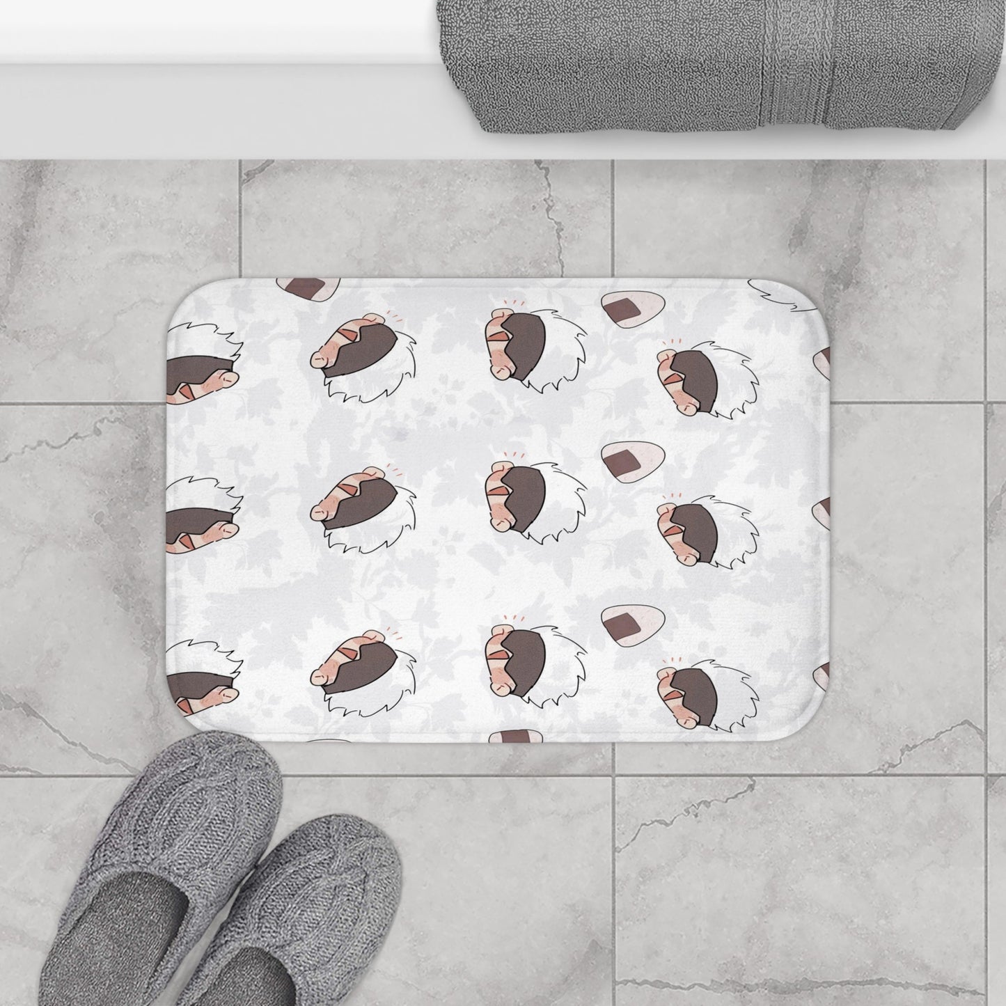 Satoru All Over Print Cute Jujutsu Kaisen Bath Mats