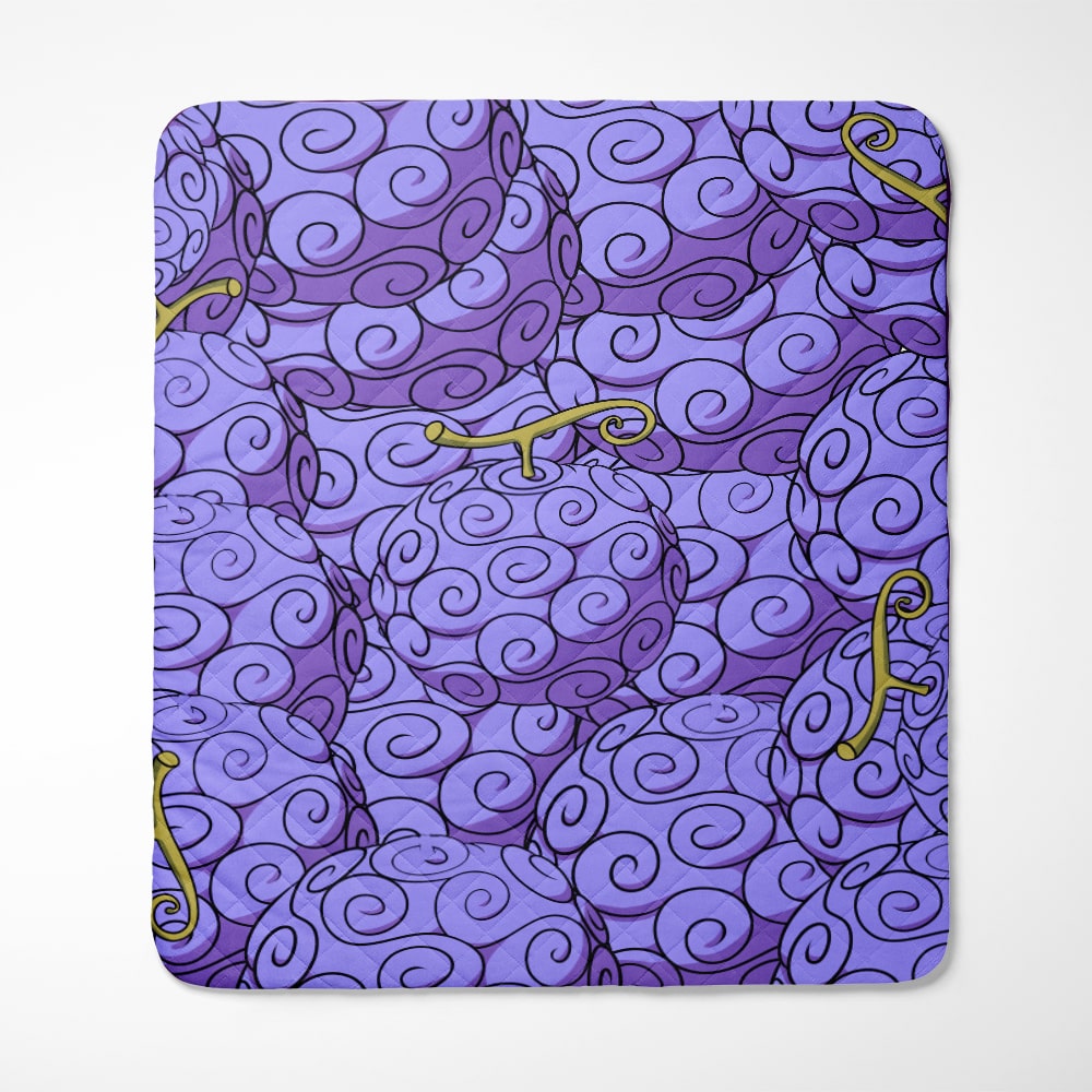 Gomu Gumu All Over One Piece Pattern Bedspread Quilt Set