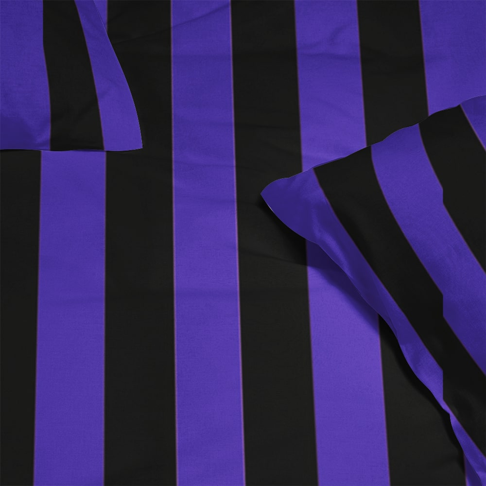 Goth School Stripes Duvet Cover Bedding