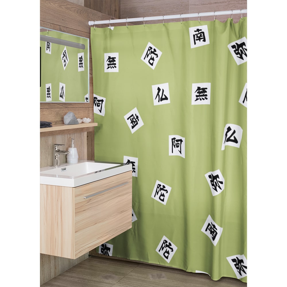 Gyomei Himejima Stone Pillar Kimetsu no yaiba Demon Slayer Shower Curtains