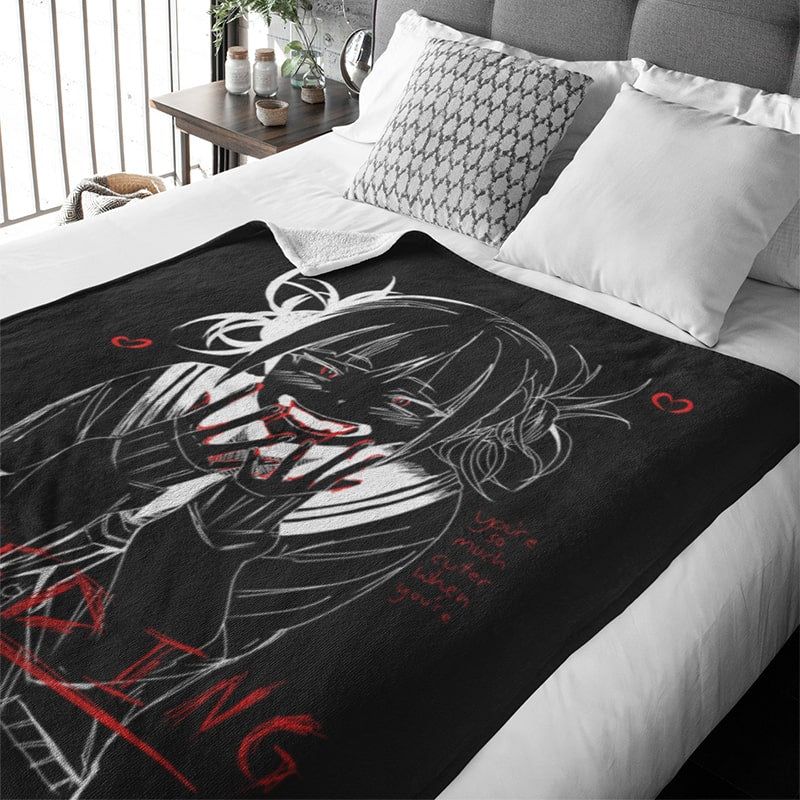 Himoko Toga Crazy Drak Brushed My Hero Academia Blanket-My Hero Academia-Blanket,My Hero Academia,My Hero Academia Blanket
