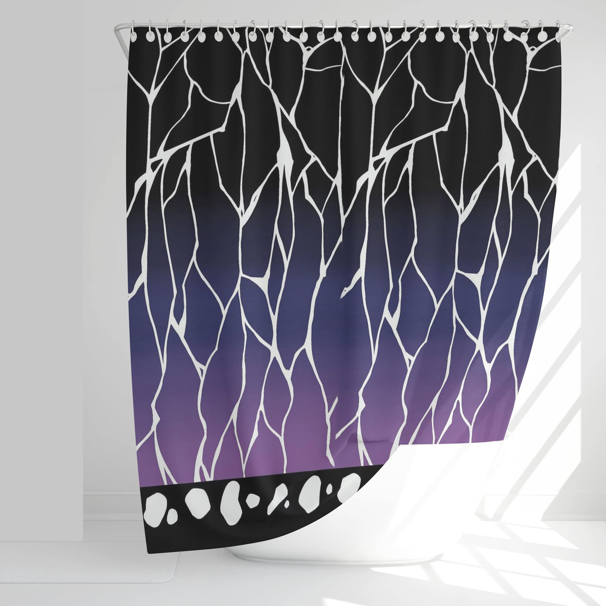 Kochou Shinobu Demon Slayer Insect Pillar Shower Curtains
