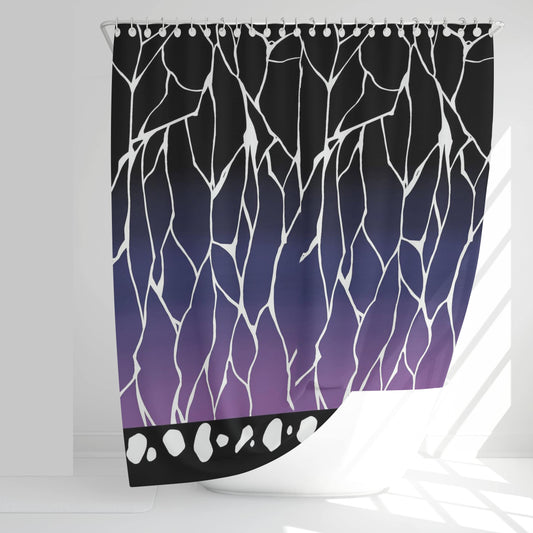 Kochou Shinobu Demon Slayer Insect Pillar Shower Curtains