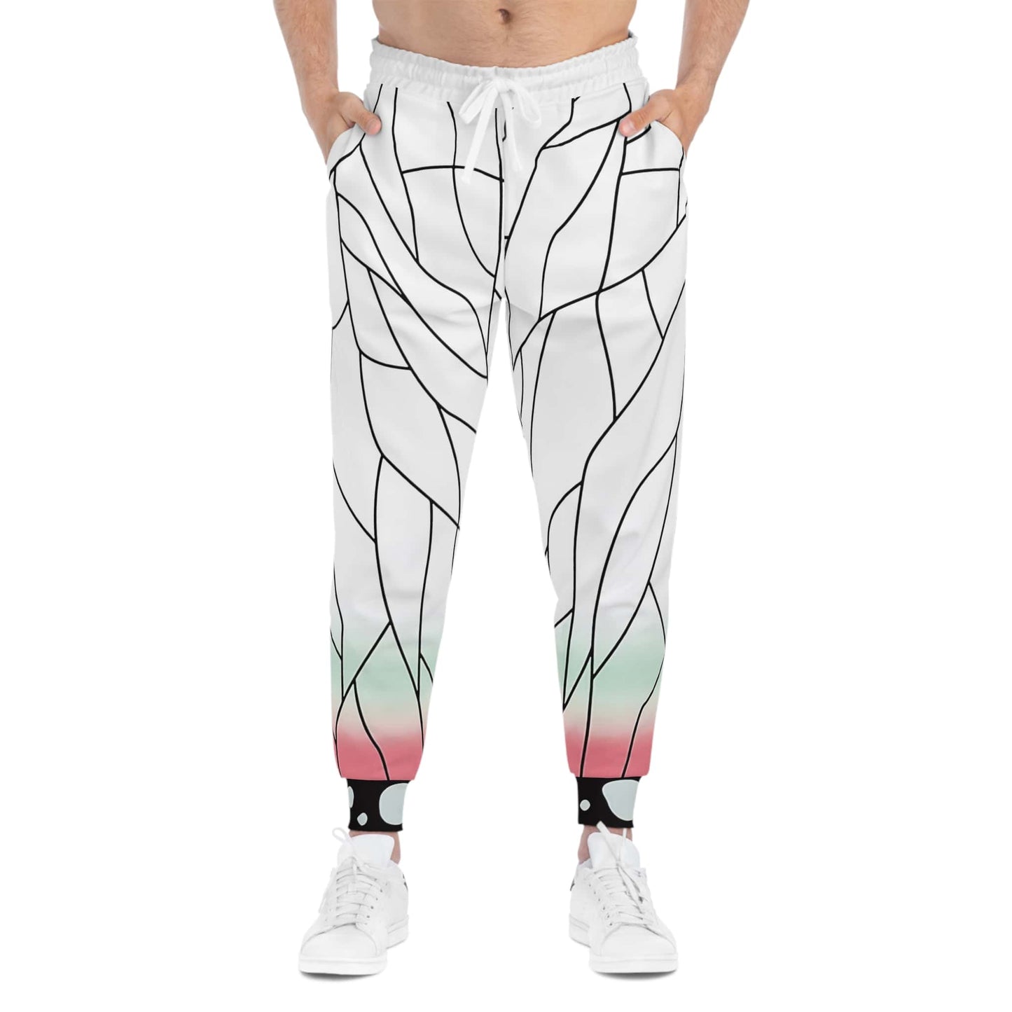 kocho Shinobu Butterfly Pattern Demon Slayer Sweatpants Joggers