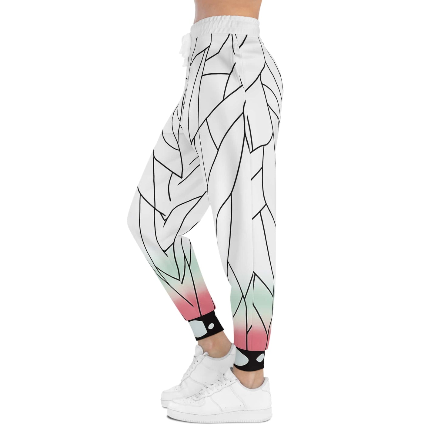 kocho Shinobu Butterfly Pattern Demon Slayer Sweatpants Joggers