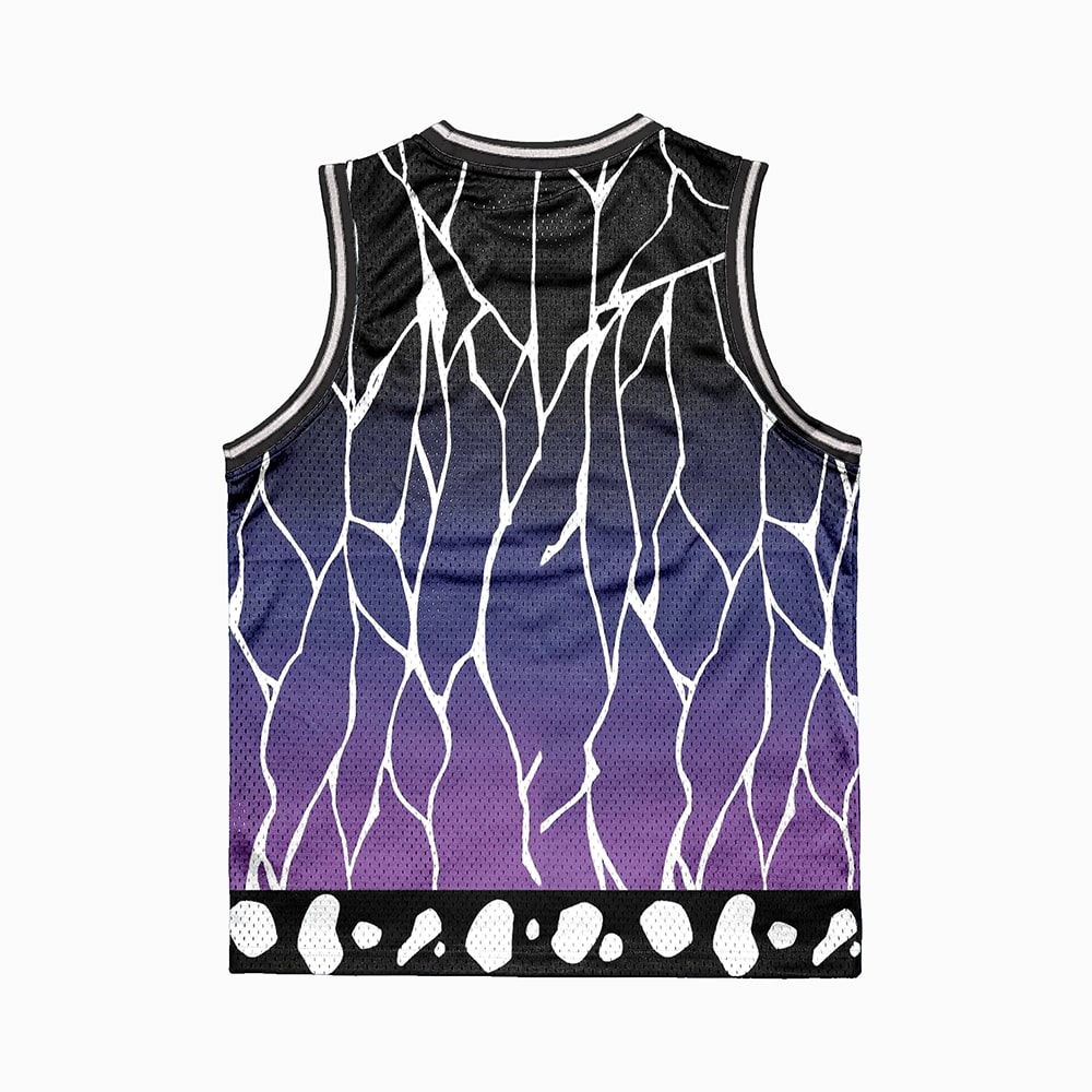 Insect Pillar Dark Pattern Basketball Jersey