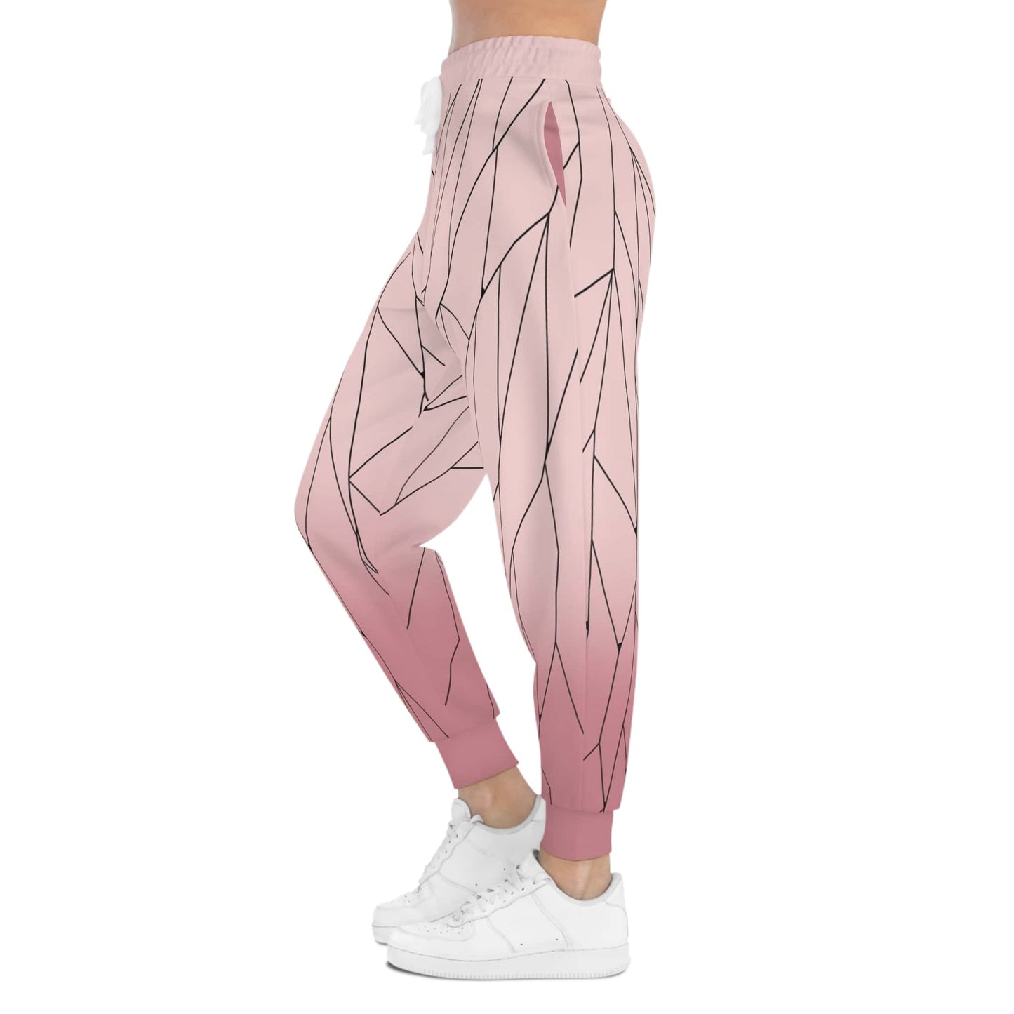 kocho Shinobu Demon Slayer Pink Pattern Sweatpants Joggers
