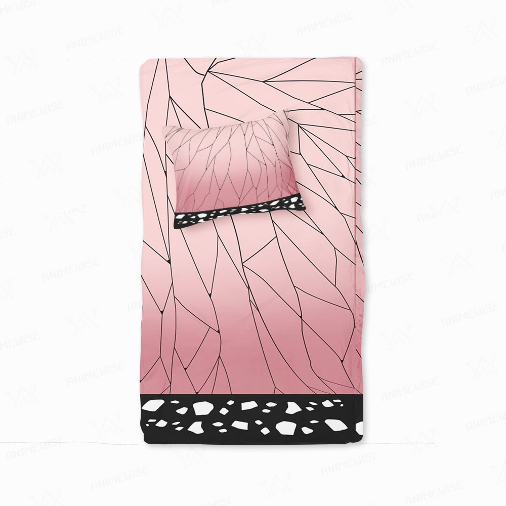 kocho Shinobu Insect Pillar Demon Slayer Pattern Duvet Cover Bedding