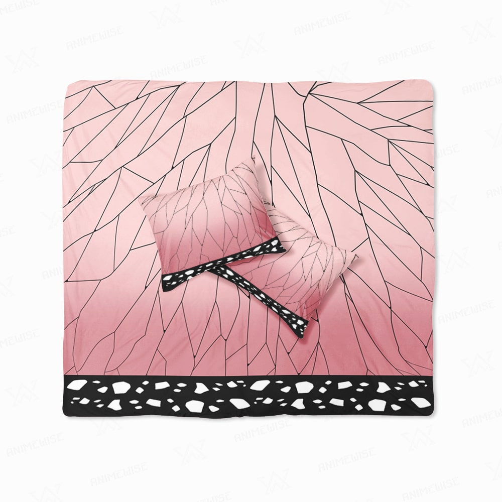 kocho Shinobu Insect Pillar Demon Slayer Pattern Duvet Cover Bedding