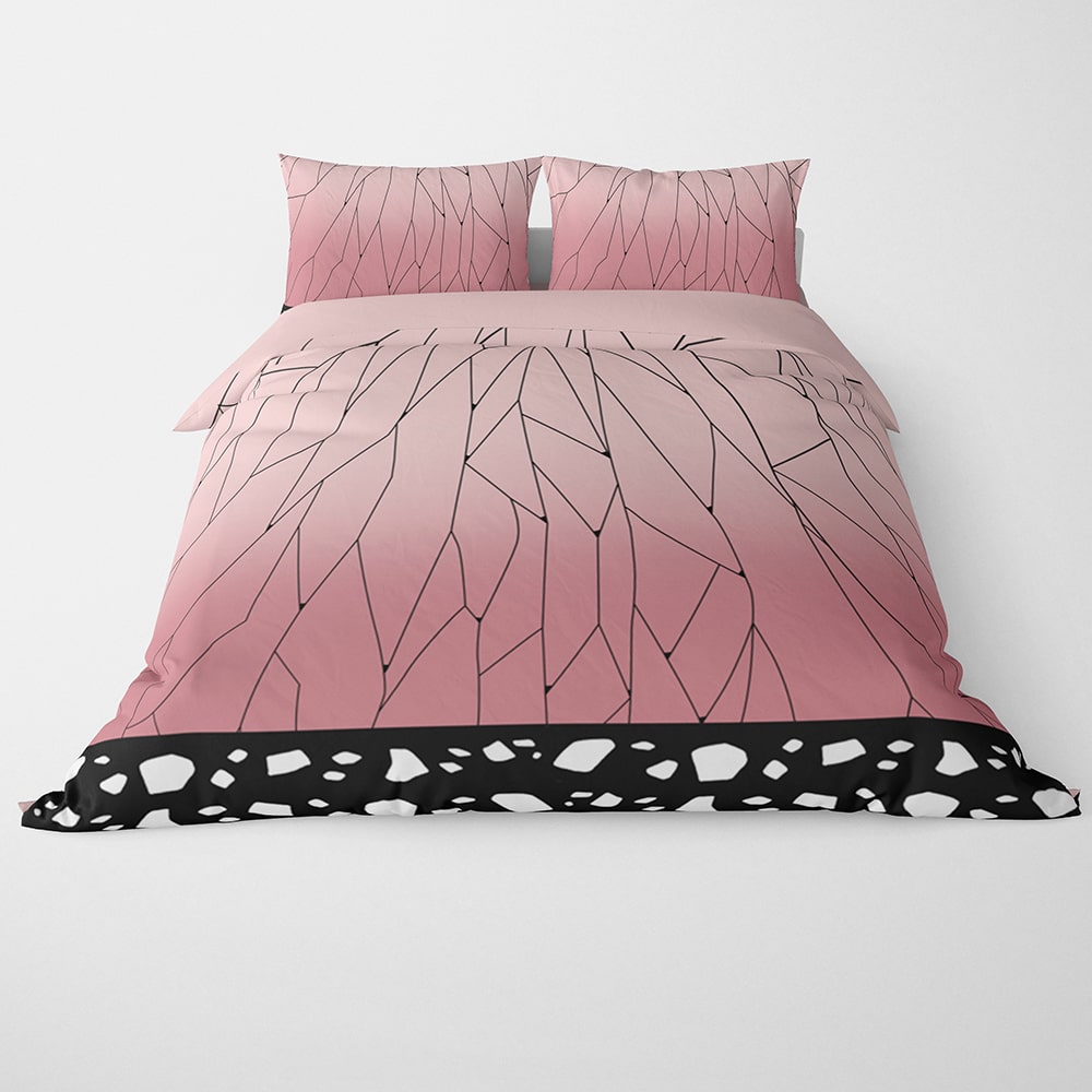 kocho Shinobu Insect Pillar Demon Slayer Pattern Duvet Cover Bedding