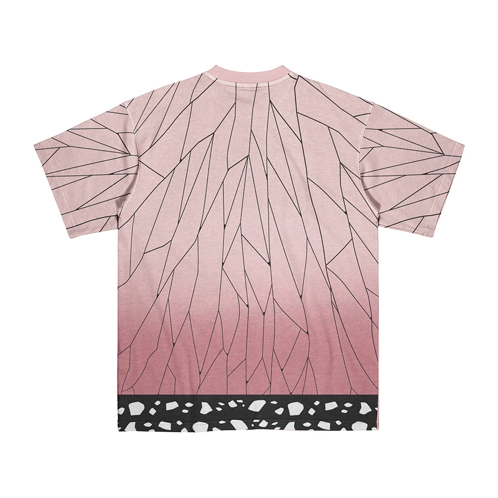 kocho Shinobu Insect Pillar Demon Slayer pink Pattern T-Shirt