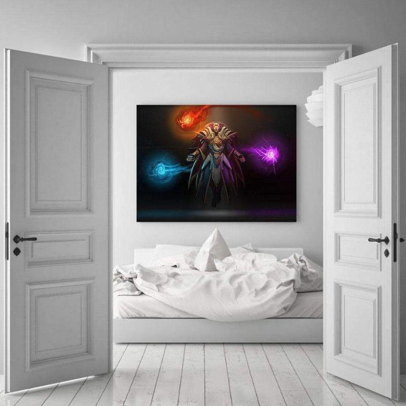 Invoker Black Style Canvas