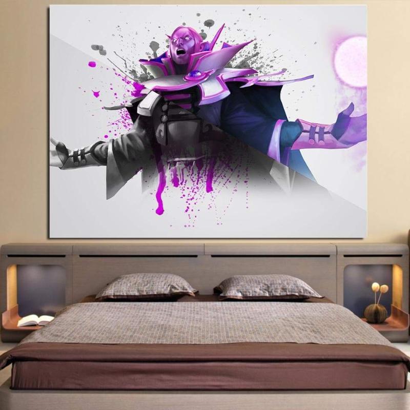 Invoker White 3D Printed Canvas