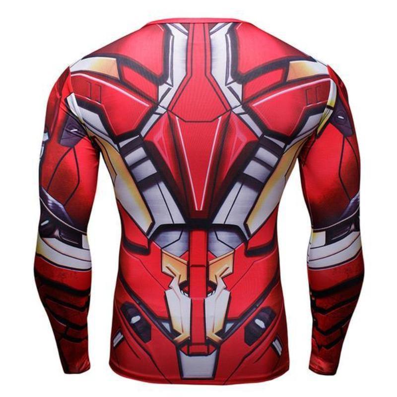 Iron Man Shirt Classic 3D Printed Iron man Long Sleeve Shirt