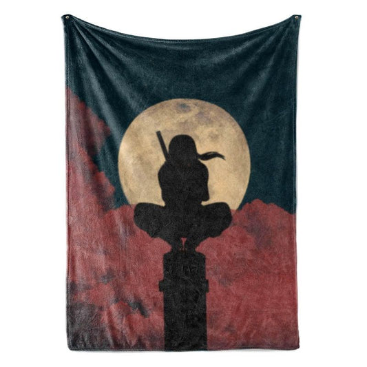 Itachi Uchiha Genjutsu Illusion Premium Brushed Naruto Throw Blanket-Blanket-Blanket,Itachi Uchiha,Naruto,Naruto Blanket,Naruto Shippuden
