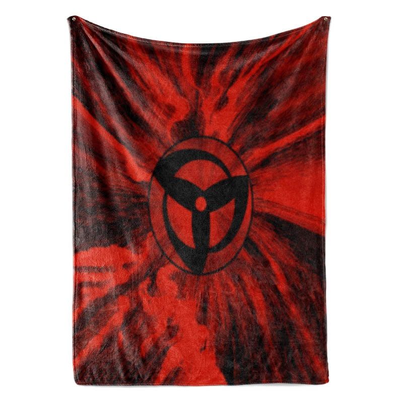 Itachi Uchiha Sharingan Embossed Naruto Throw Blanket-Blanket-Blanket,Itachi Uchiha,Naruto,Naruto Blanket,Naruto Shippuden