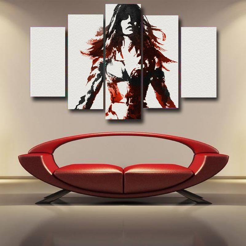 Jean Grey Canvas 3D Printed