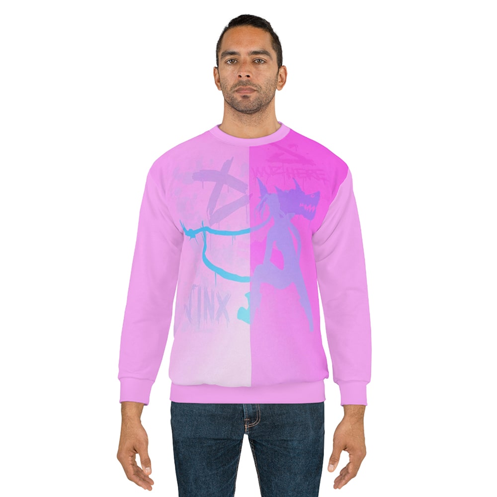 Jinx Color Overlap Arcane Sweatshirt