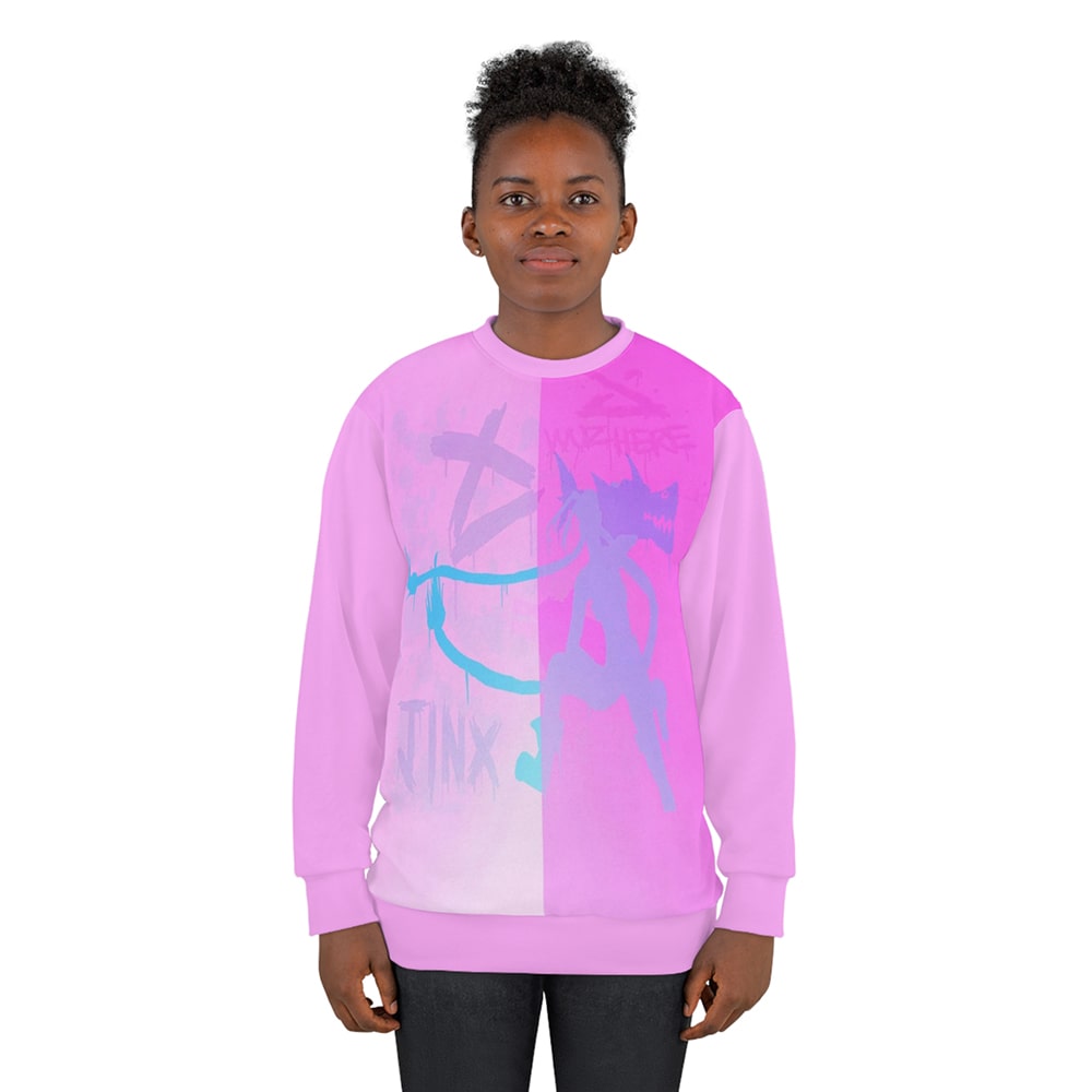 Jinx Color Overlap Arcane Sweatshirt