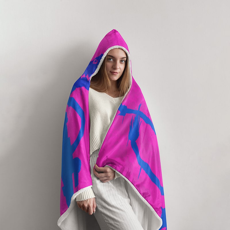 Jinx League of Legends Abstract art Graffiti Arcane Gaming Blanket