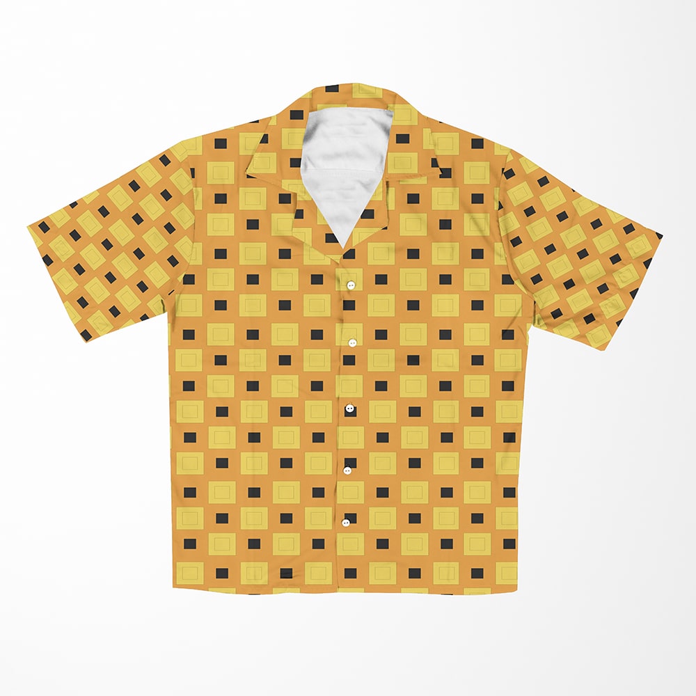 JoJo Uno Arancia JJBA Pattern Hawaiian Shirt