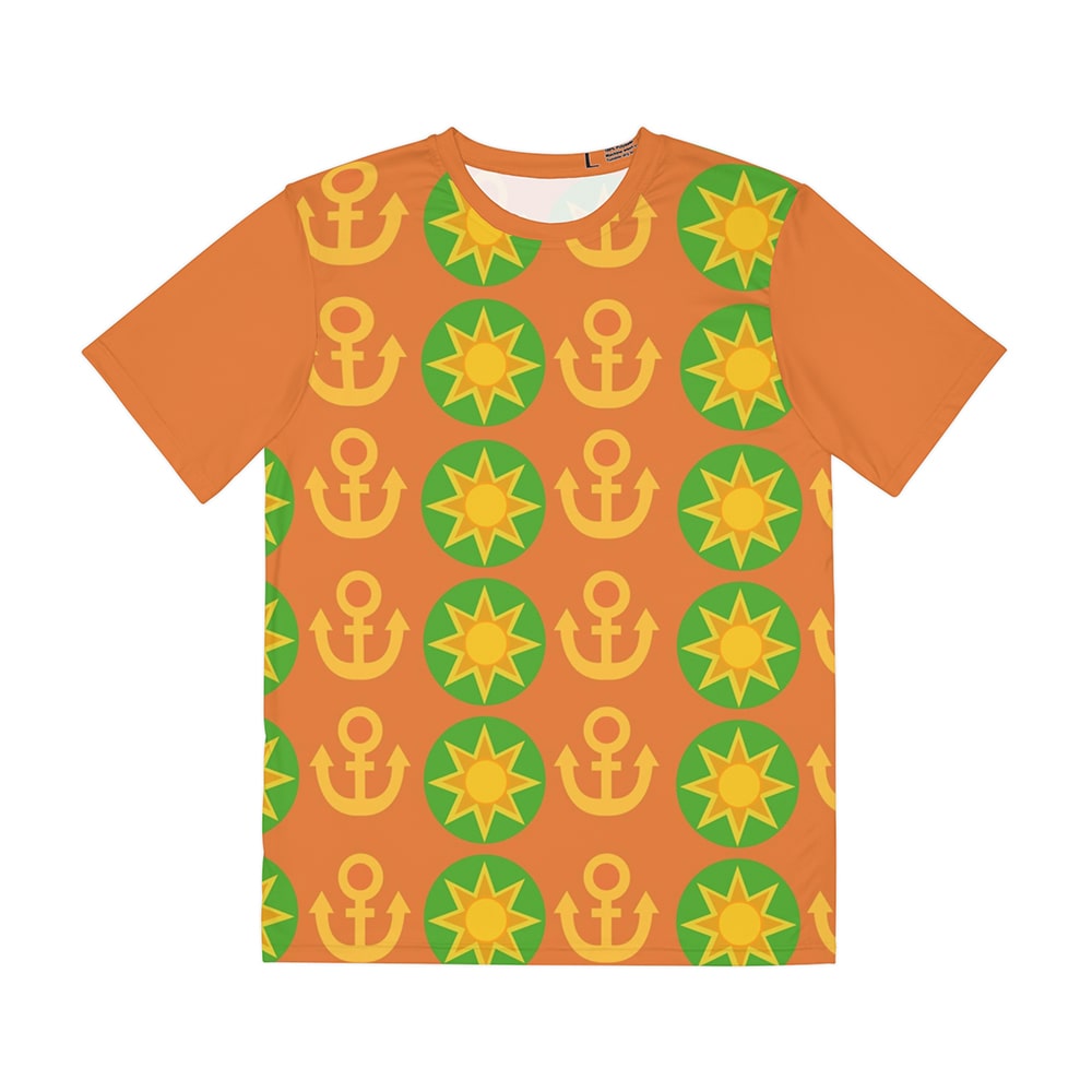 JoJo's Bizarre Adventure Jotsuke Higashikata Emblem Pattern T-Shirt
