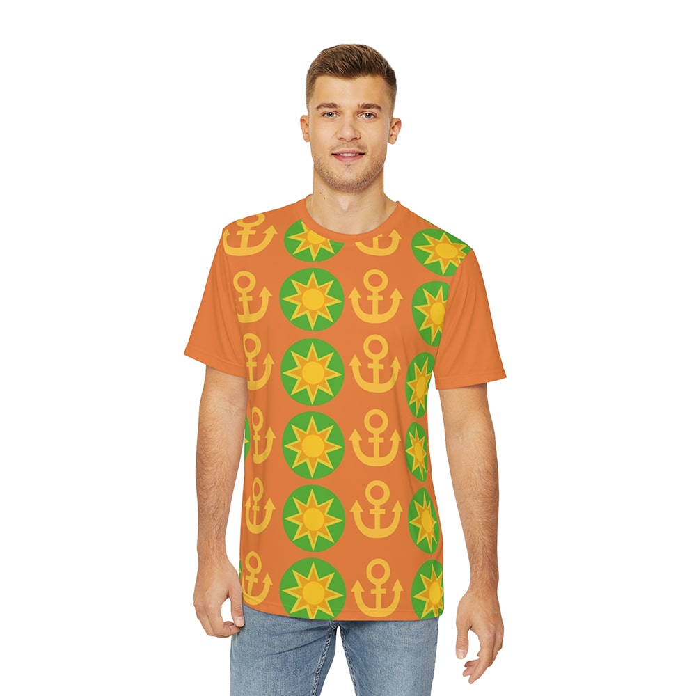 JoJo's Bizarre Adventure Jotsuke Higashikata Emblem Pattern T-Shirt