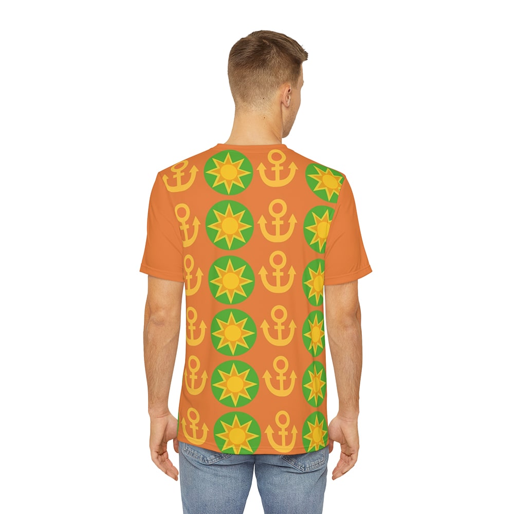 JoJo's Bizarre Adventure Jotsuke Higashikata Emblem Pattern T-Shirt